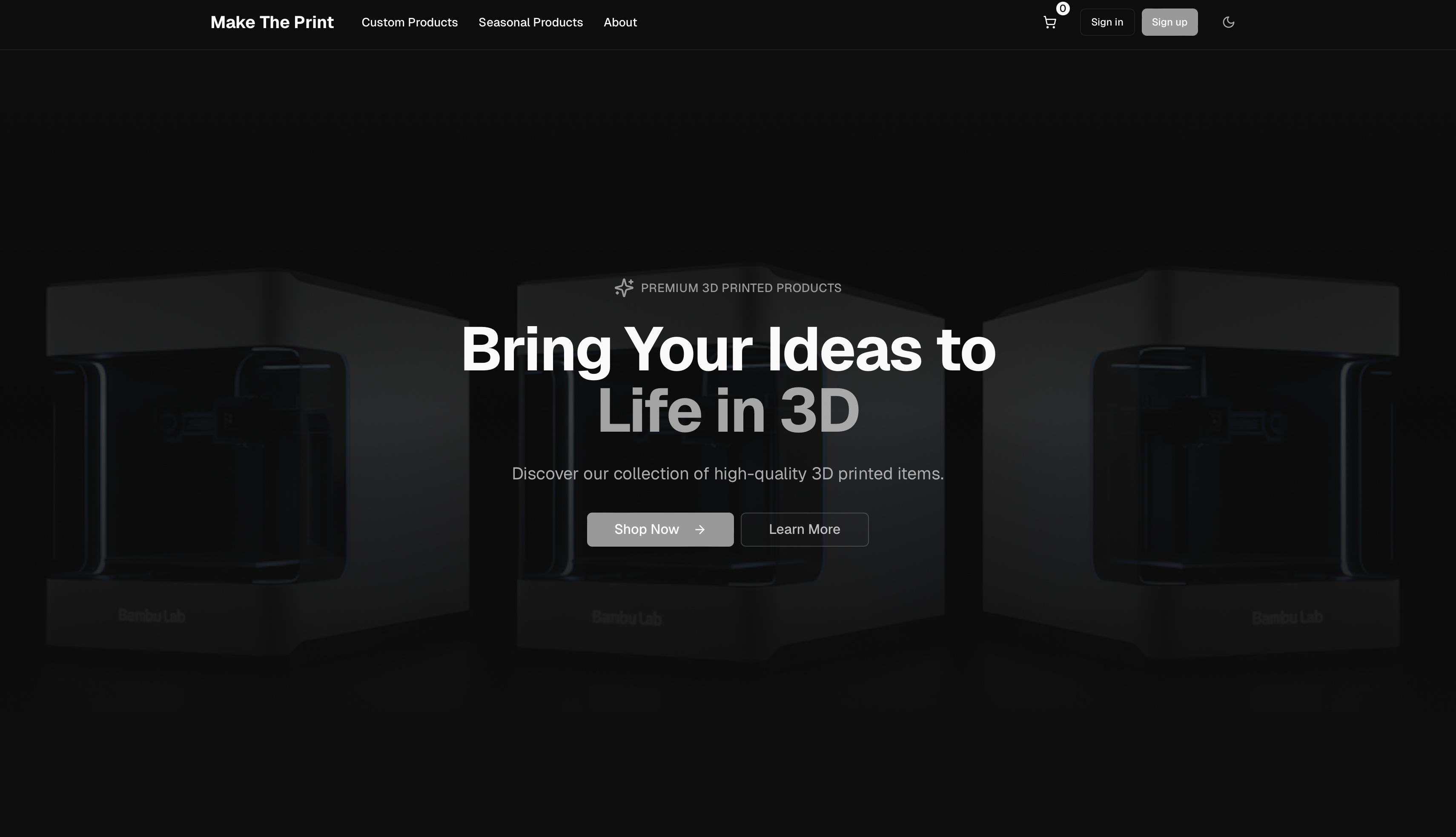 MakeThePrint - Project preview